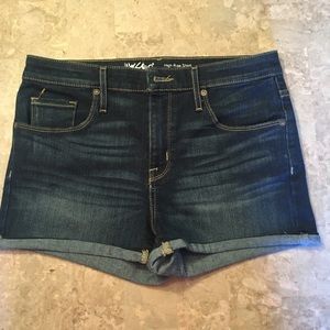 Mossimo women’s high rise jean shorts